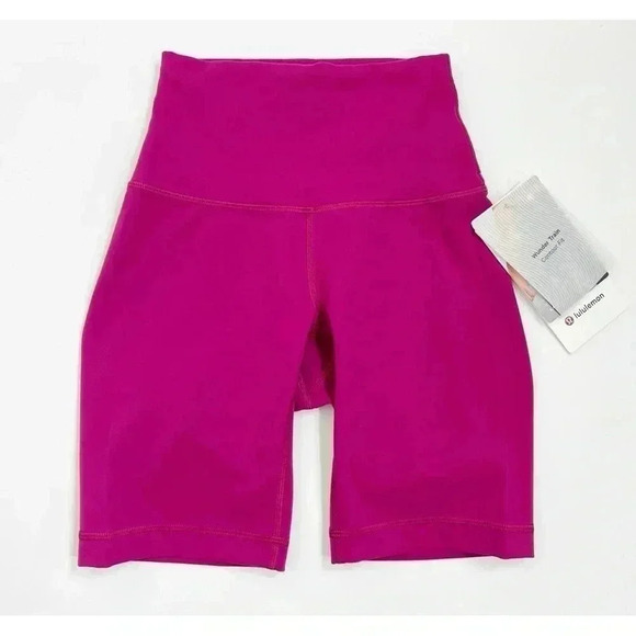 Lululemon NWT Wunder Train Contour Fit High-Rise Short 8" Magenta Purple - Picture 3 of 11